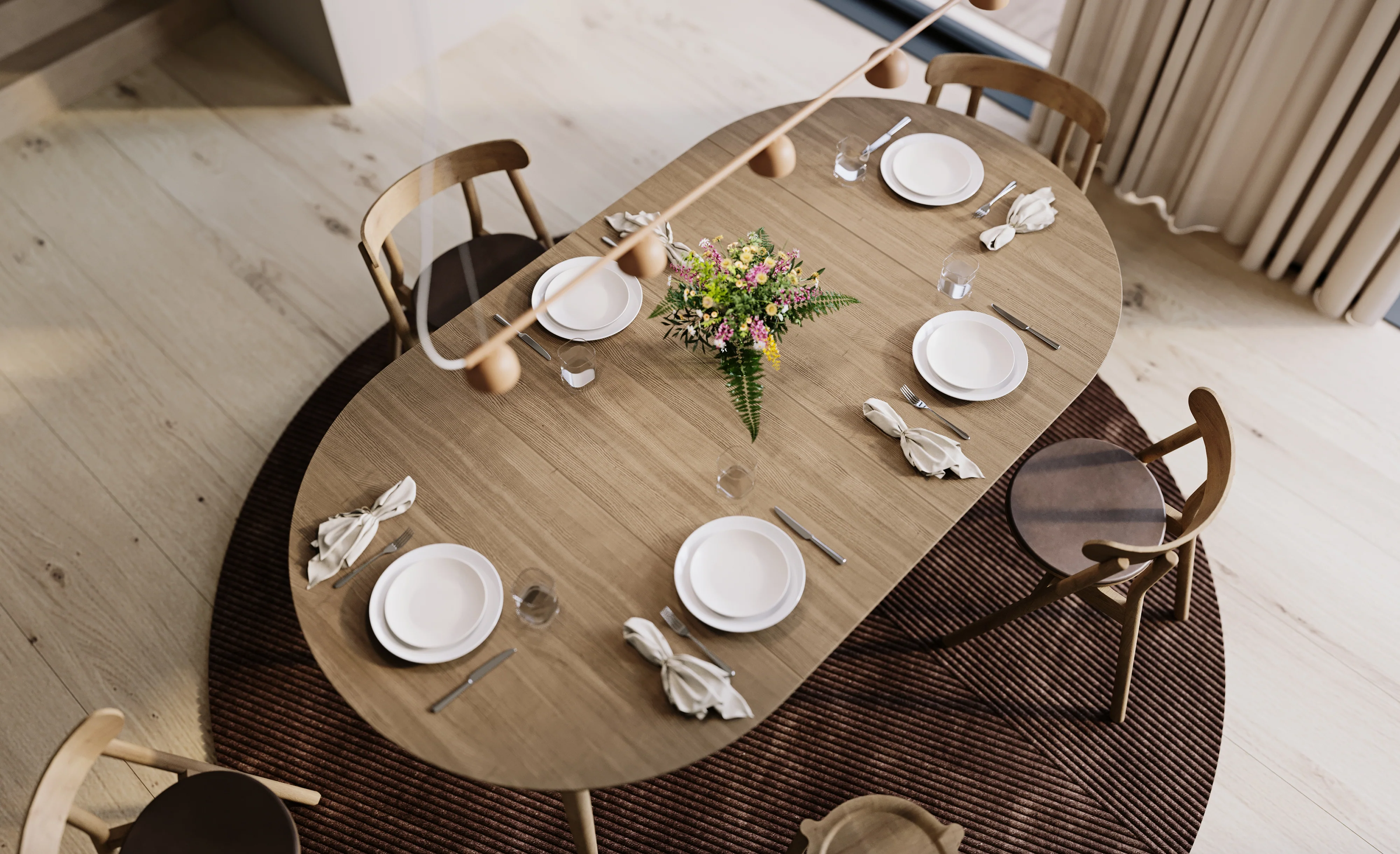 Expand dining table circular - Image 7
