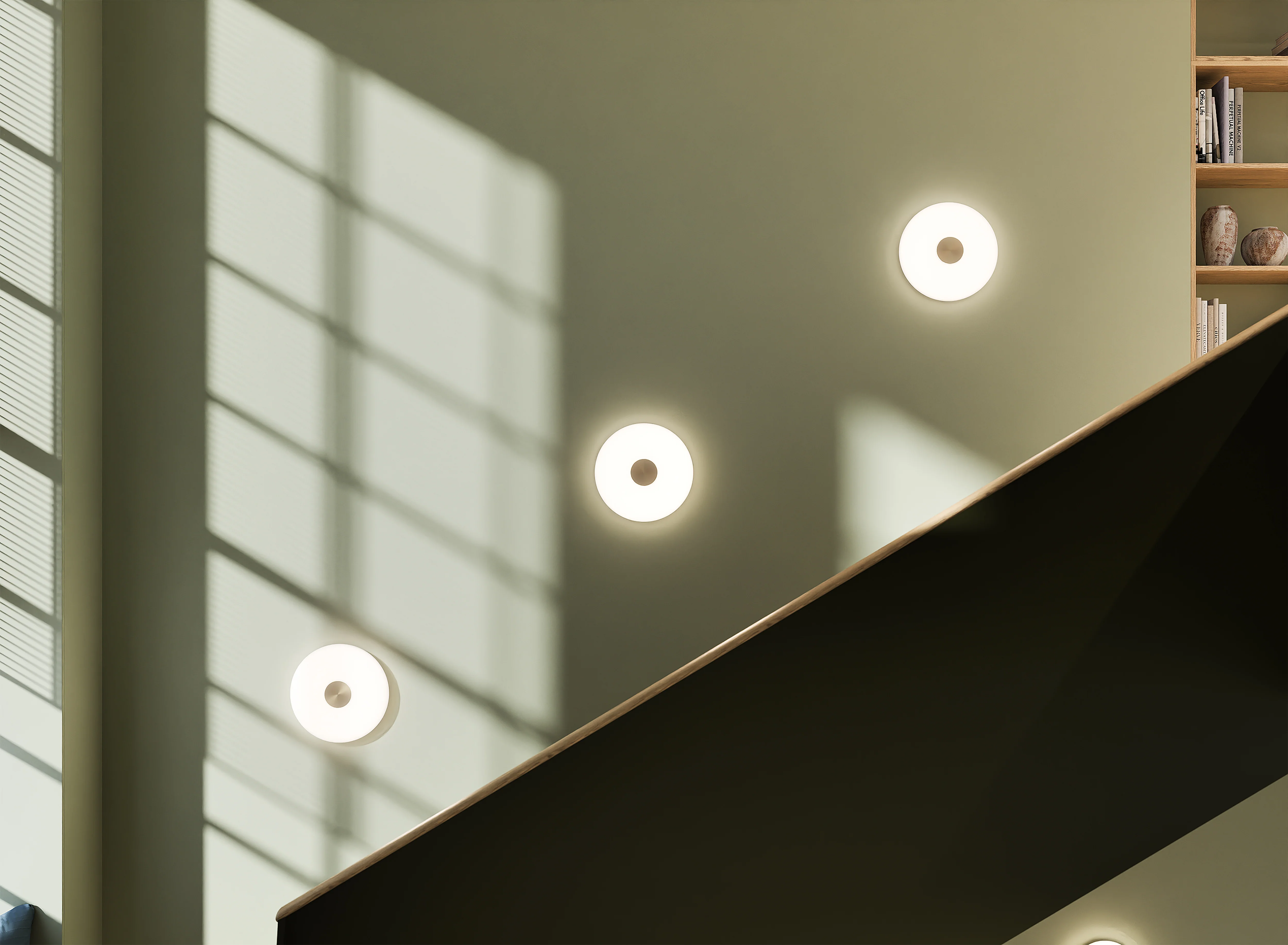 Glint glass opal wall lamp - Image 4