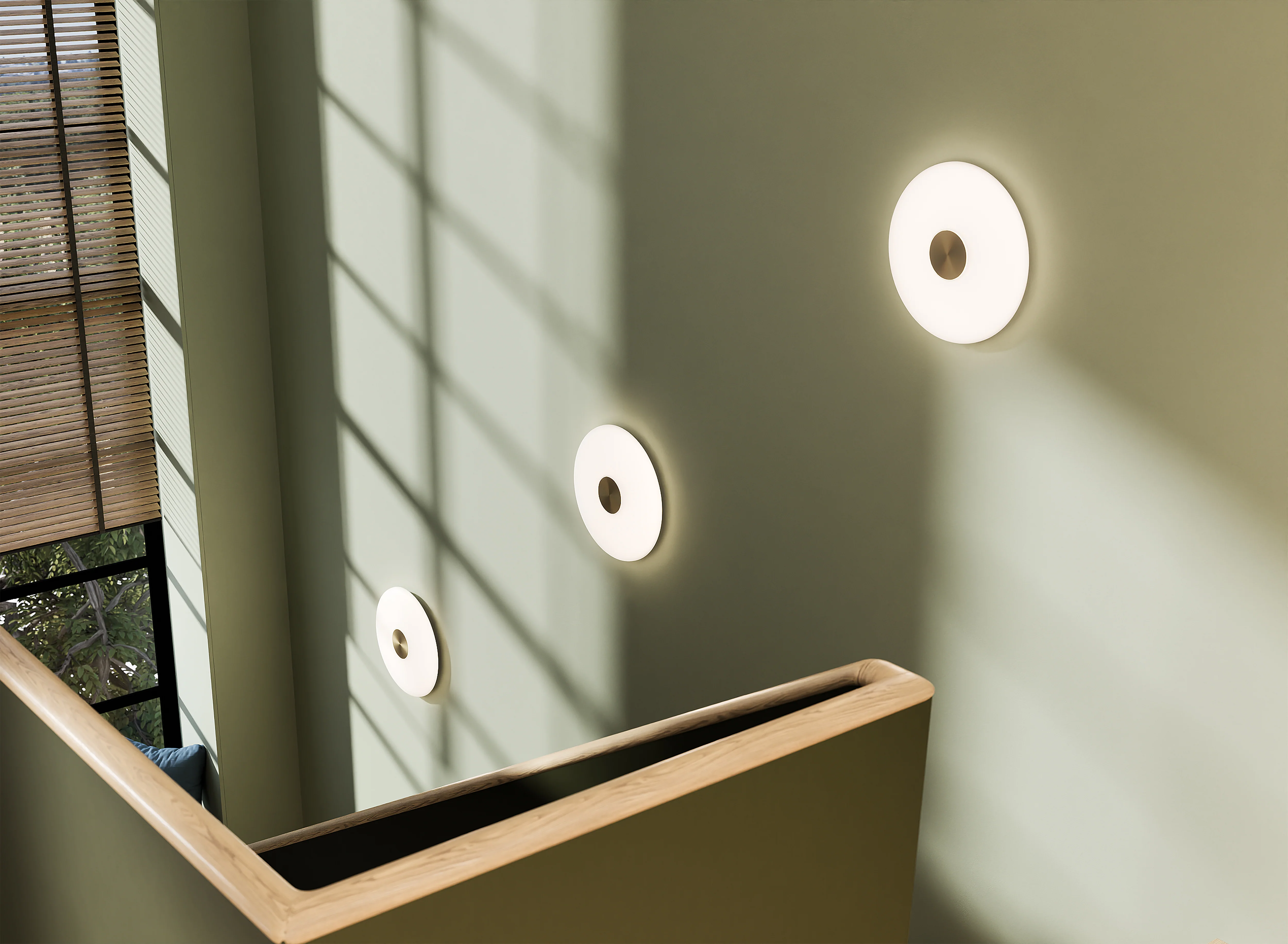 Glint glass opal wall lamp - Image 5