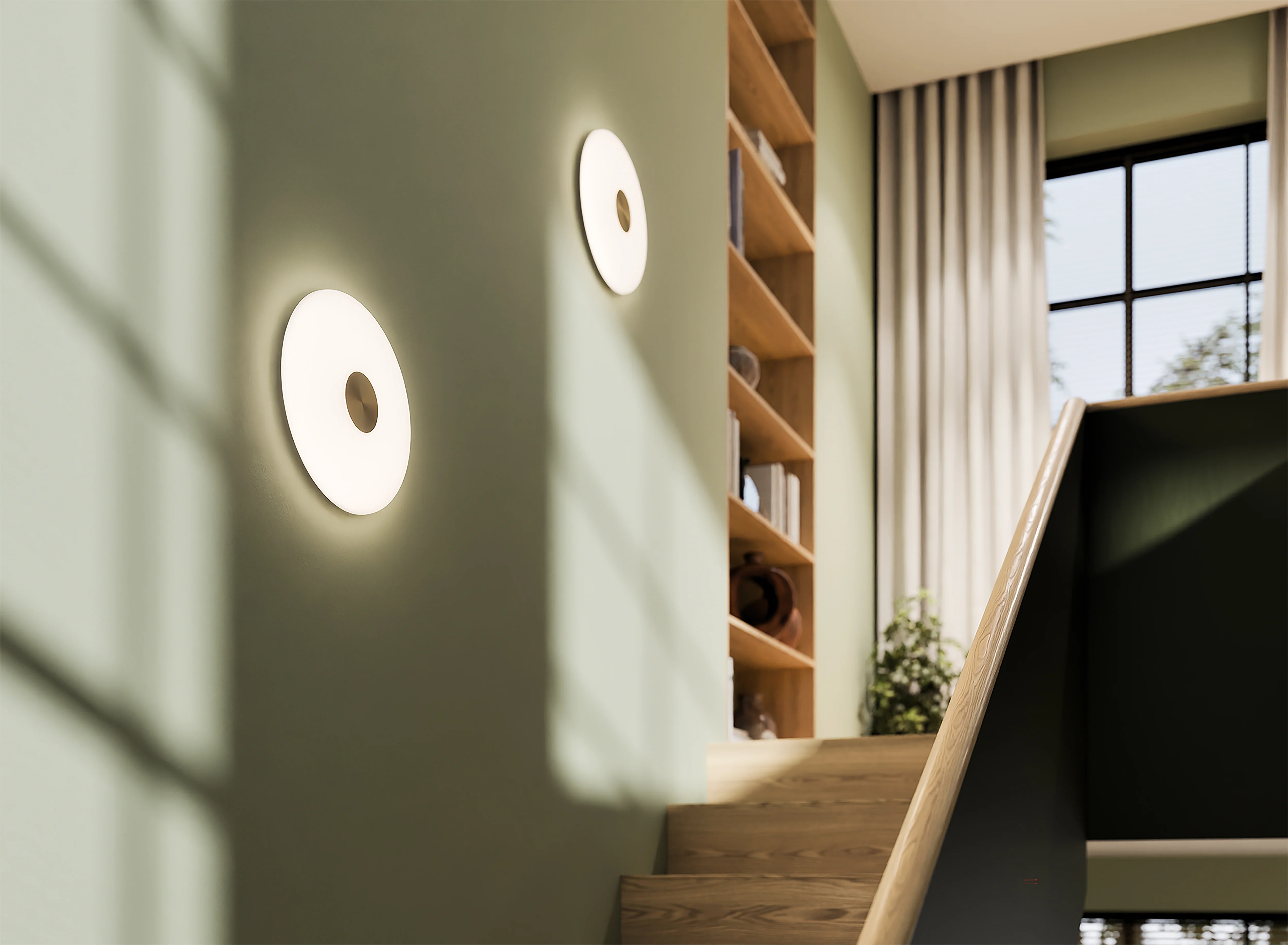 Glint glass opal wall lamp - Image 8